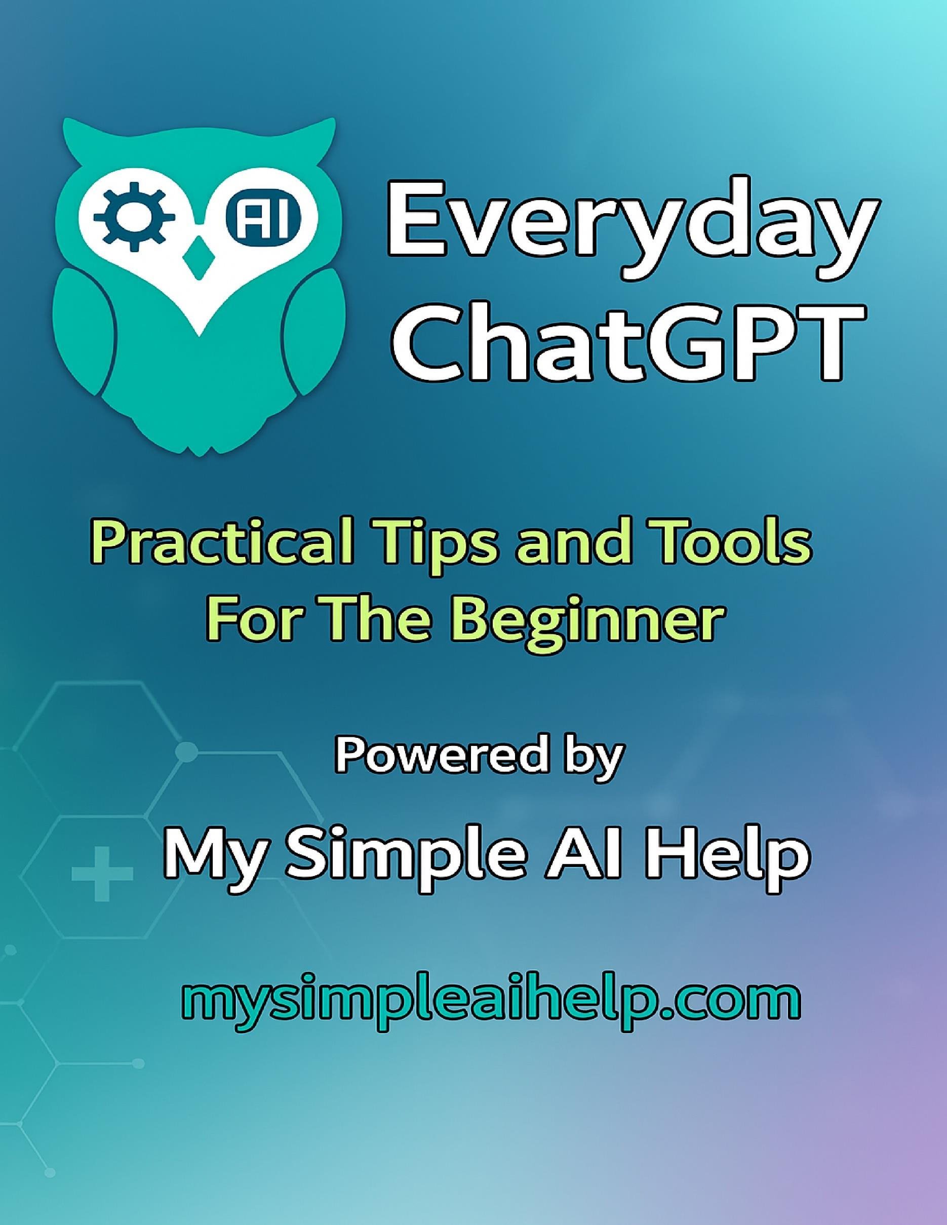 Everyday ChatGPT book cover – beginner-friendly AI guide